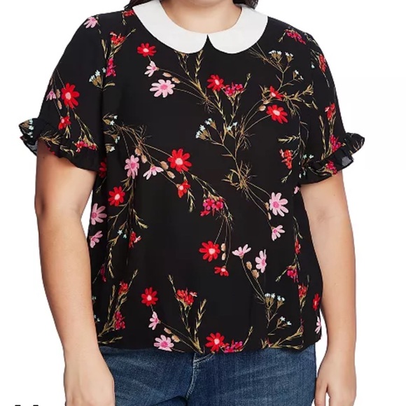 CeCe by Cynthia Steffe 3/4-Sleeve Enchanted Wildflower - Picture 2 of 12